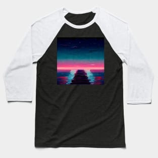 Dawn at the Floating Dock Baseball T-Shirt